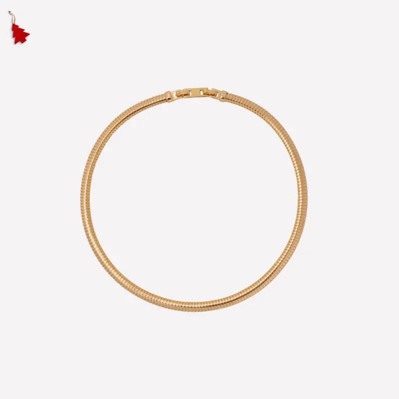 Gold Minimalist Choker sold by Retro Chic