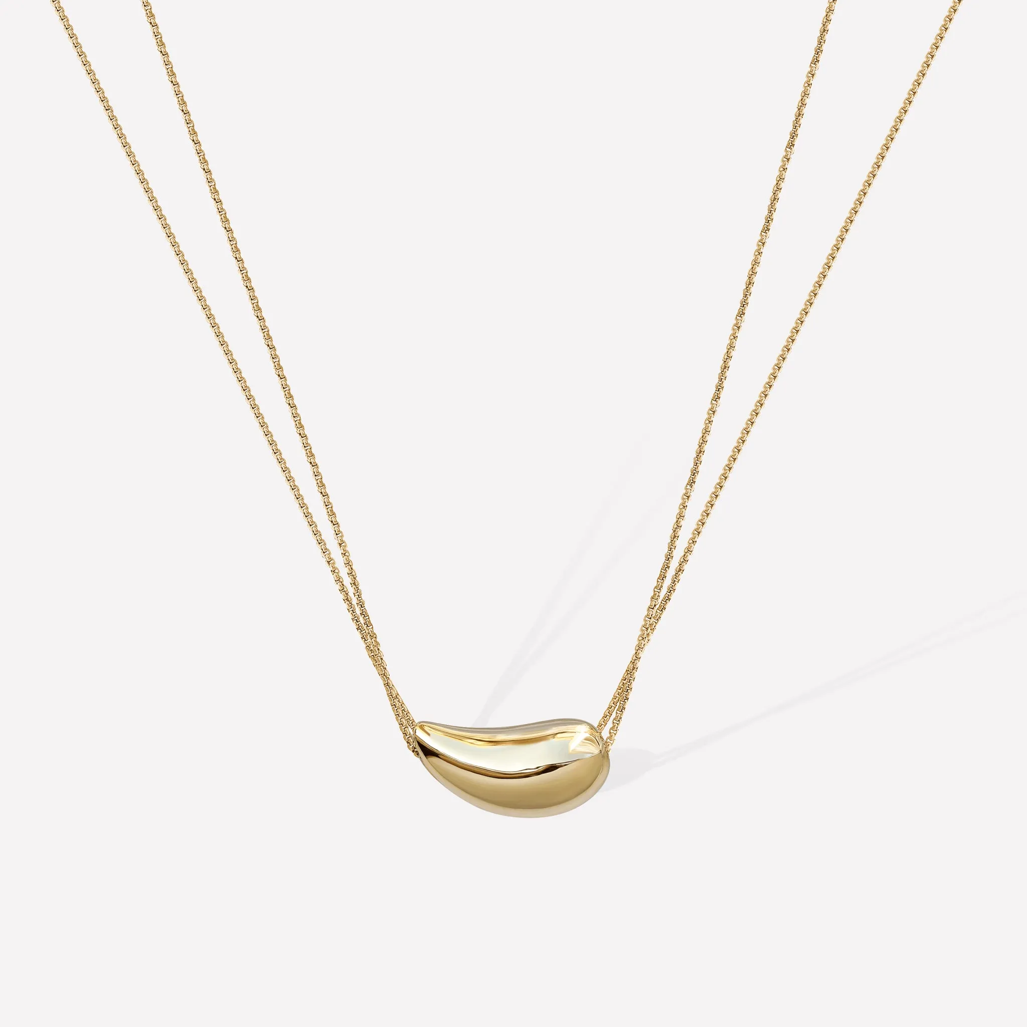 Drop Necklace - Gold Plated sold by Retro Chic
