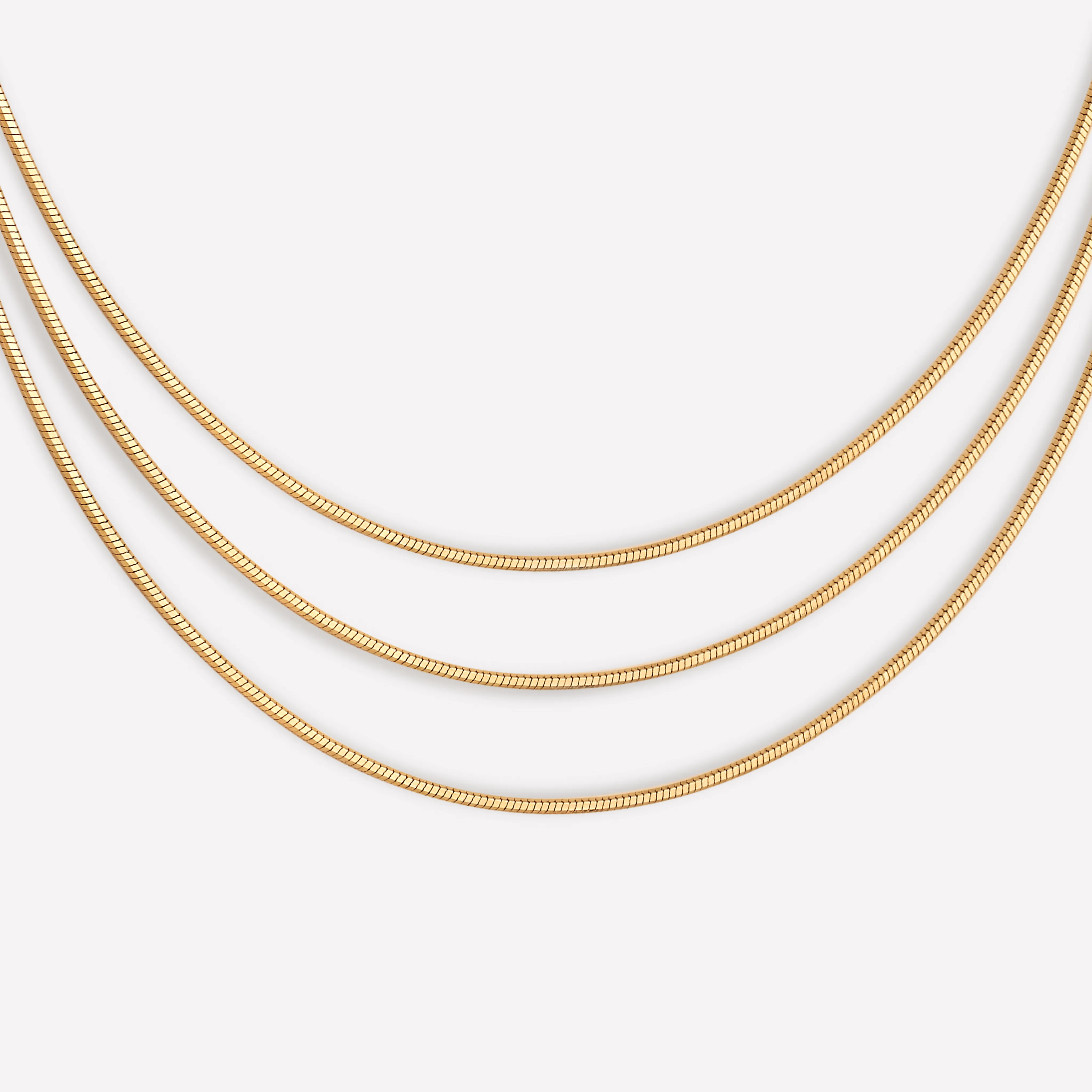 Whispers Chain Golden Necklace sold by Retro Chic