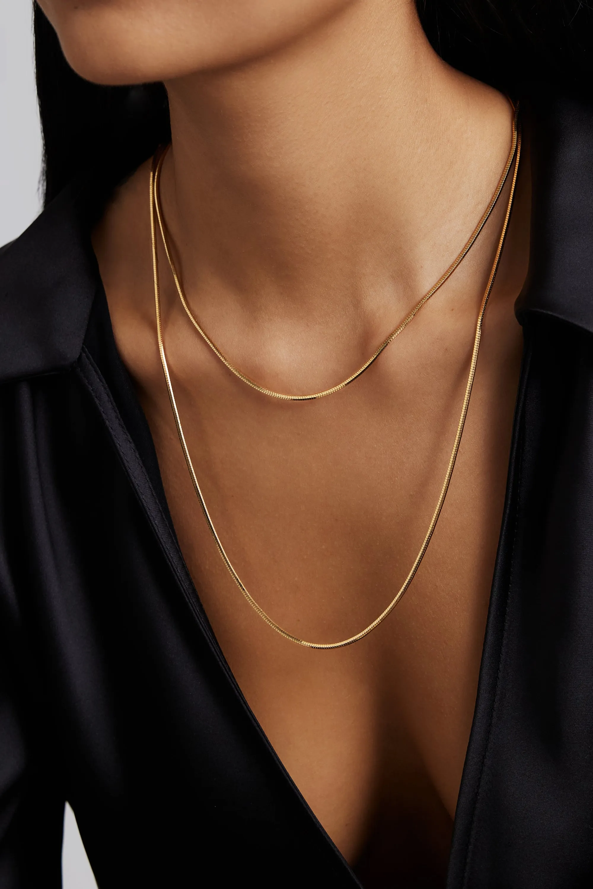 Whispers Chain Golden Necklace sold by Retro Chic product image thumbnail 3