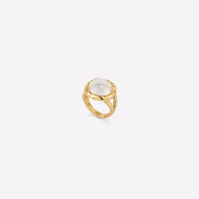 Aeolian Whispers Ring - Gold Plated sold by Retro Chic