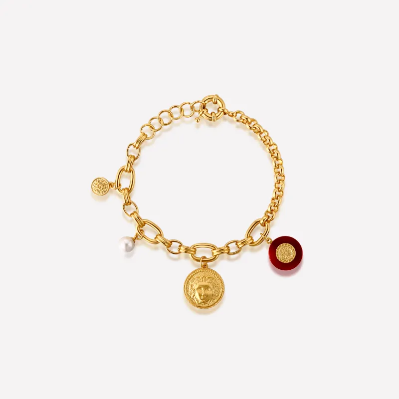 Retro Coin Bracelet sold by Retro Chic