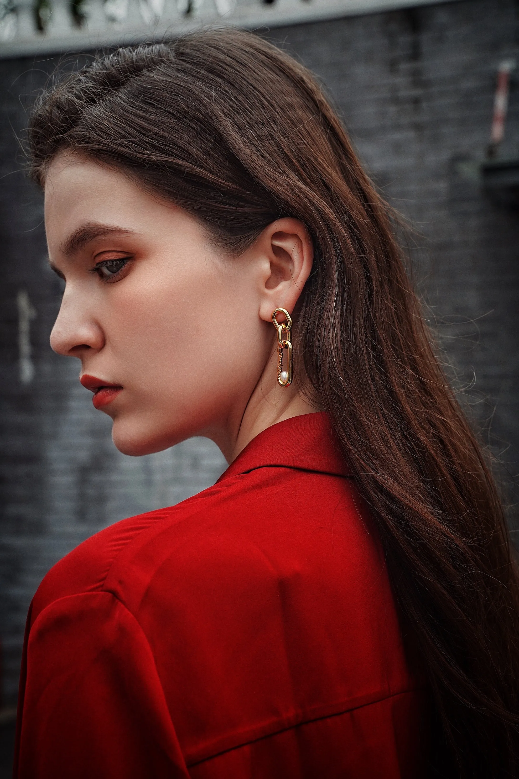 Chains Earrings sold by Retro Chic product image thumbnail 3