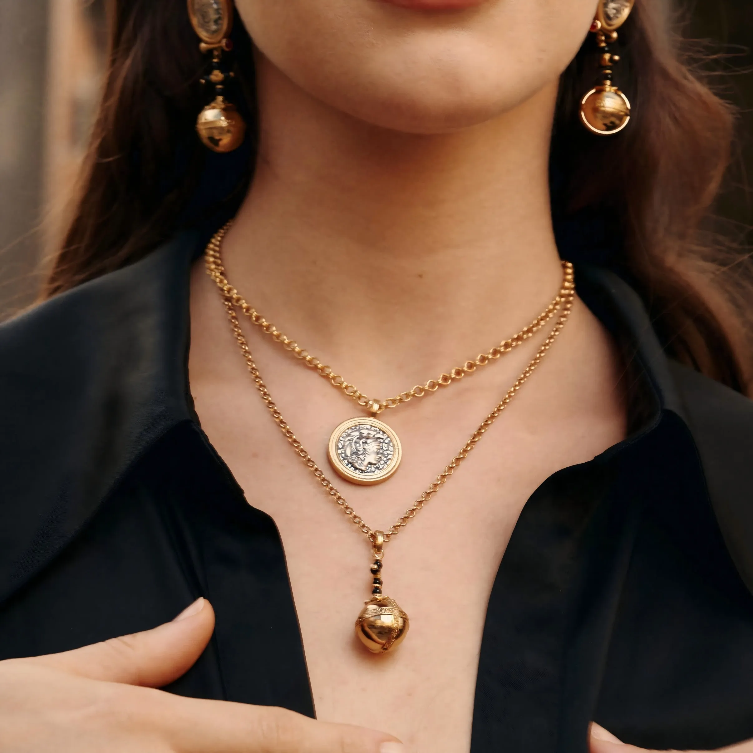 Ancient Coin Necklace sold by Retro Chic product image thumbnail 4