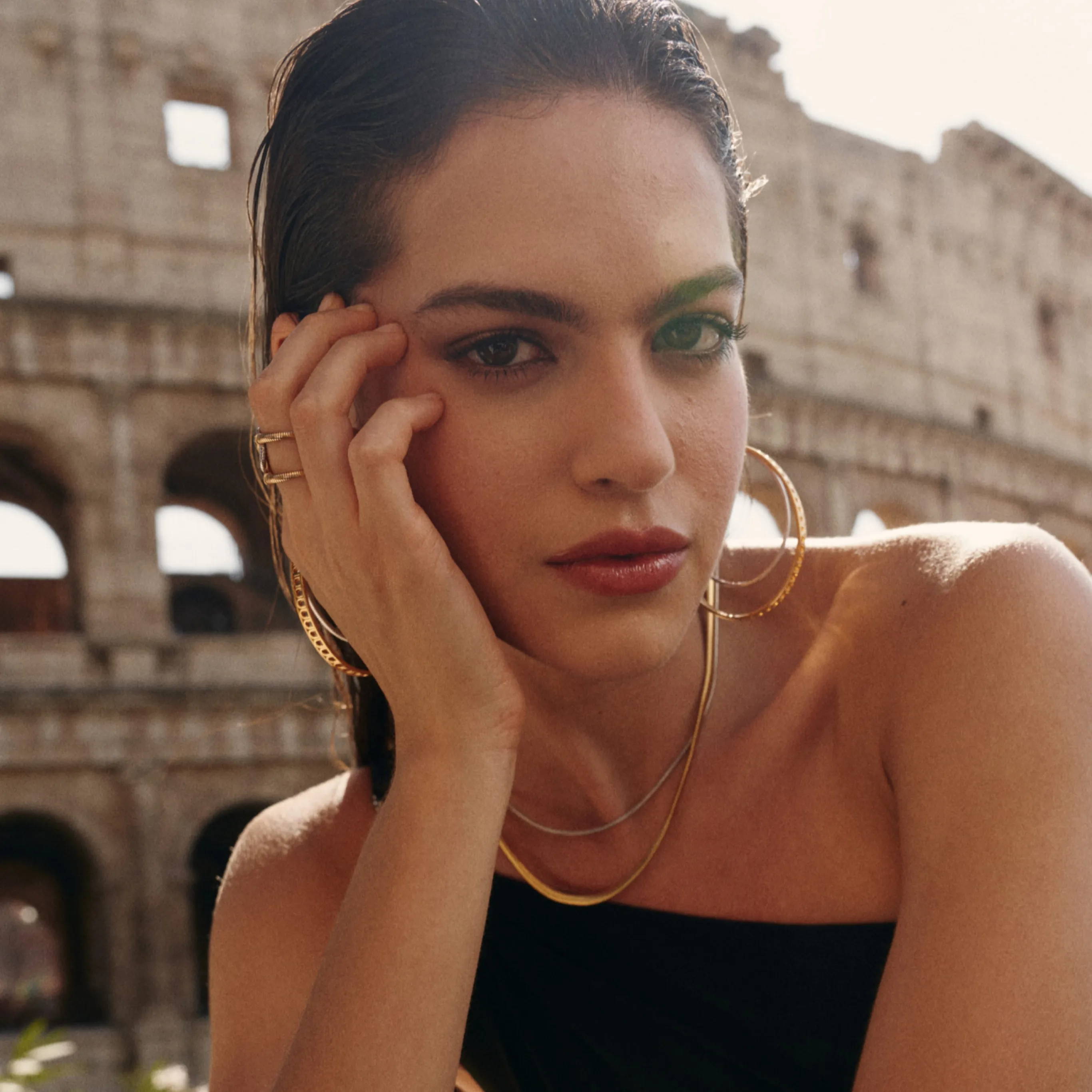 Colosseum Earrings sold by Retro Chic product image thumbnail 3