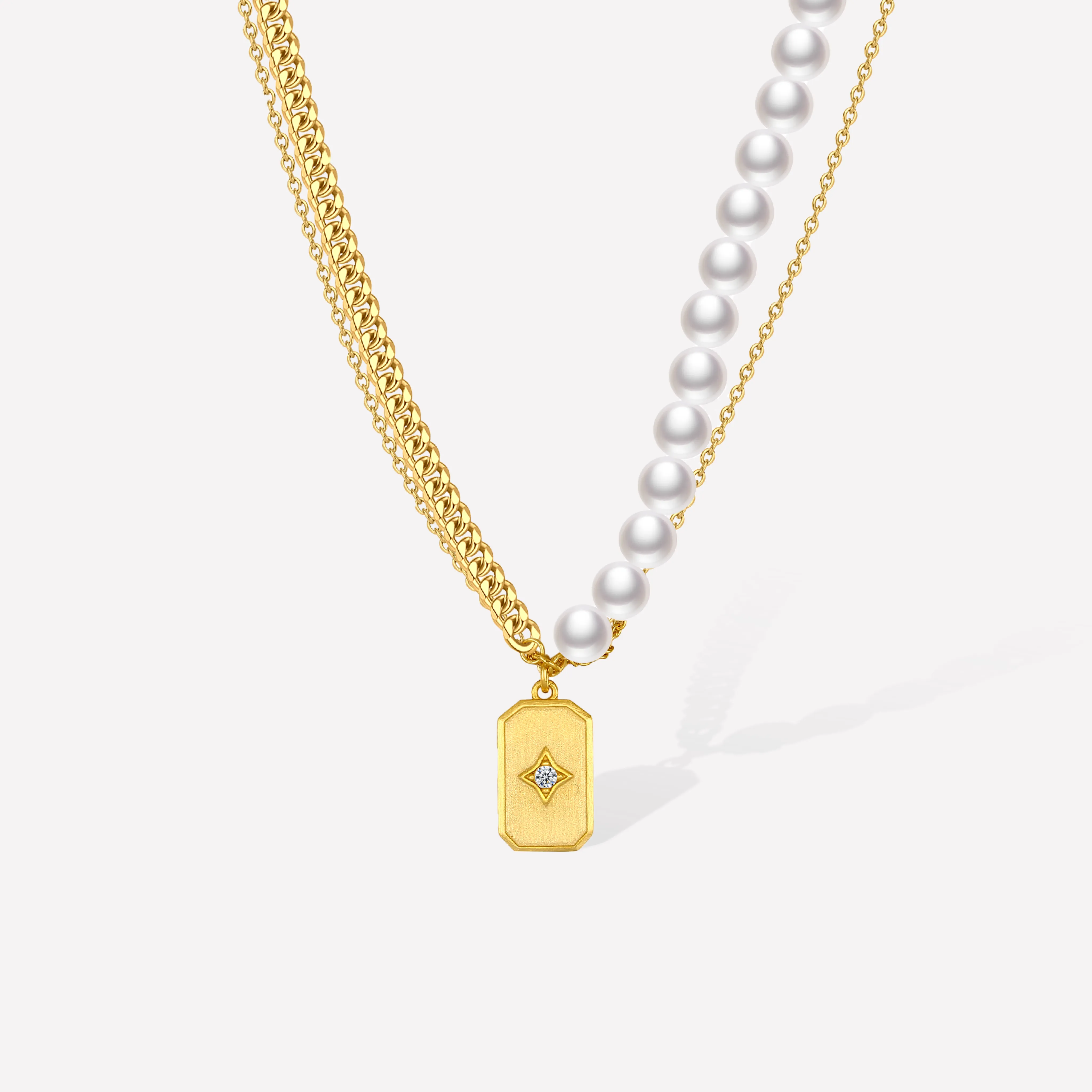 Star Shields Necklace sold by Retro Chic