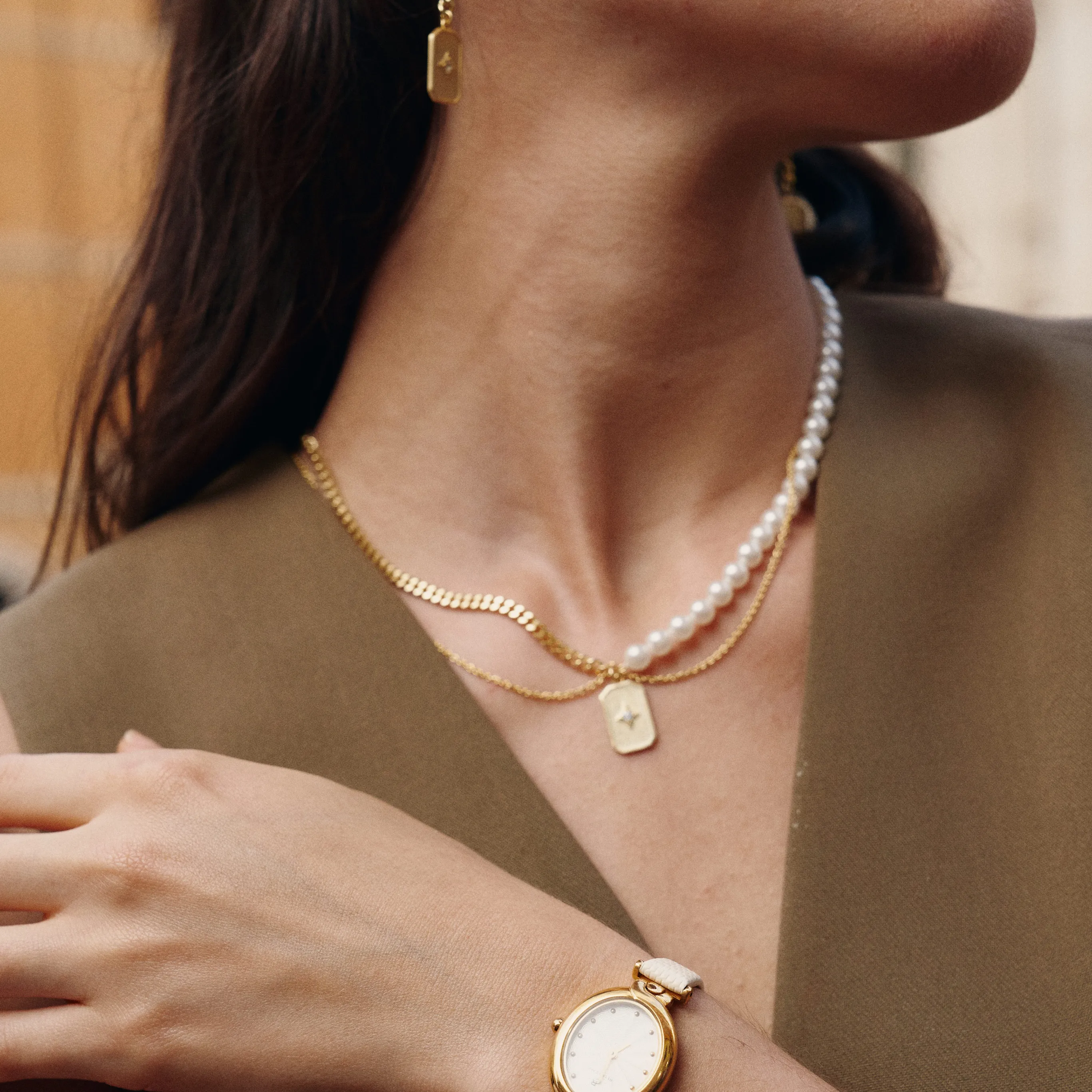 Star Shields Necklace sold by Retro Chic product image thumbnail 2