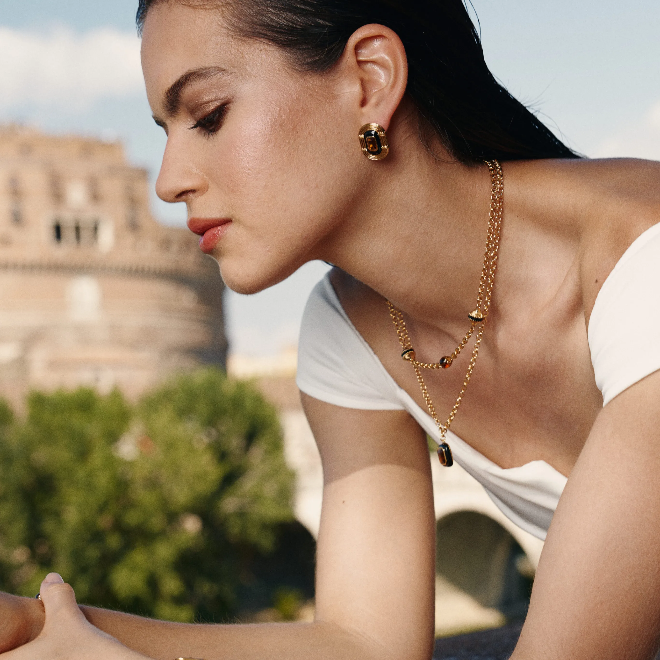 Roman Night Necklace sold by Retro Chic product image thumbnail 3