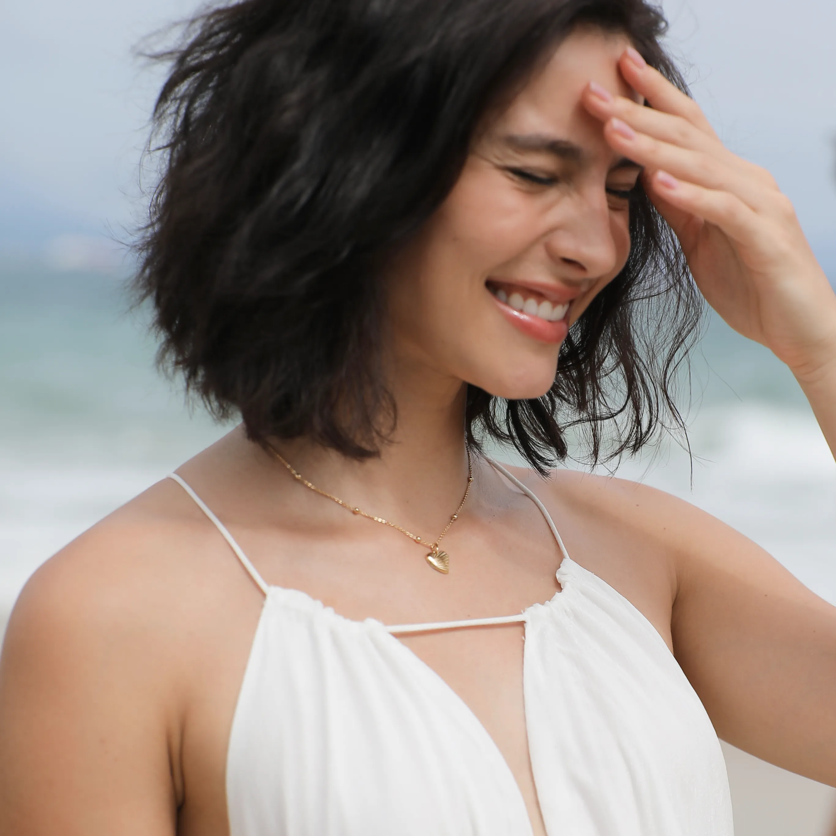 Shell Love Necklace sold by Retro Chic product image thumbnail 4