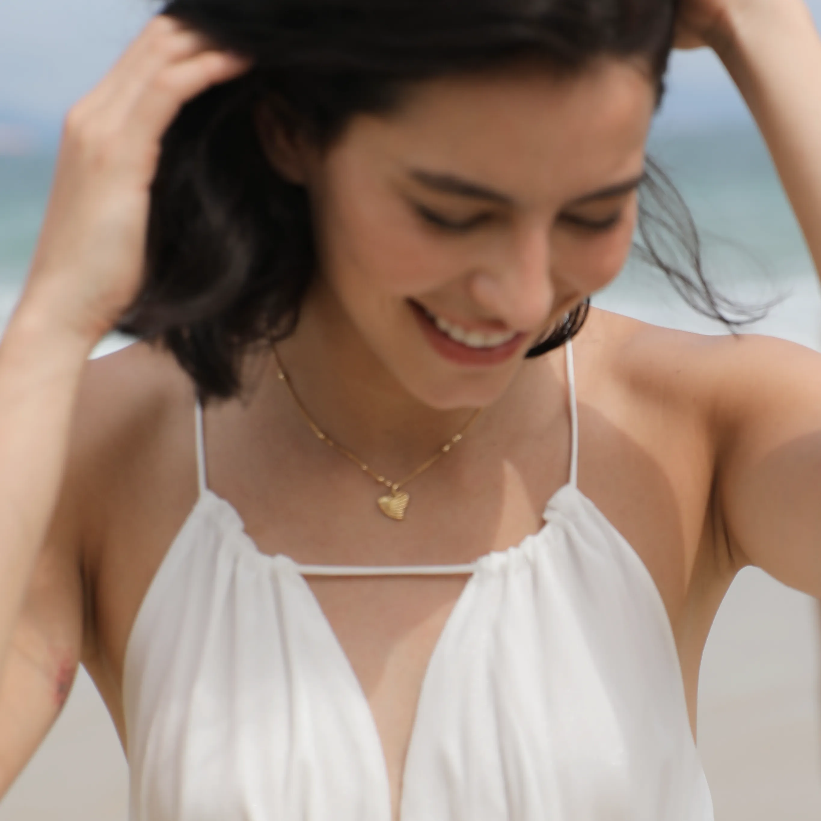 Shell Love Necklace sold by Retro Chic product image thumbnail 2