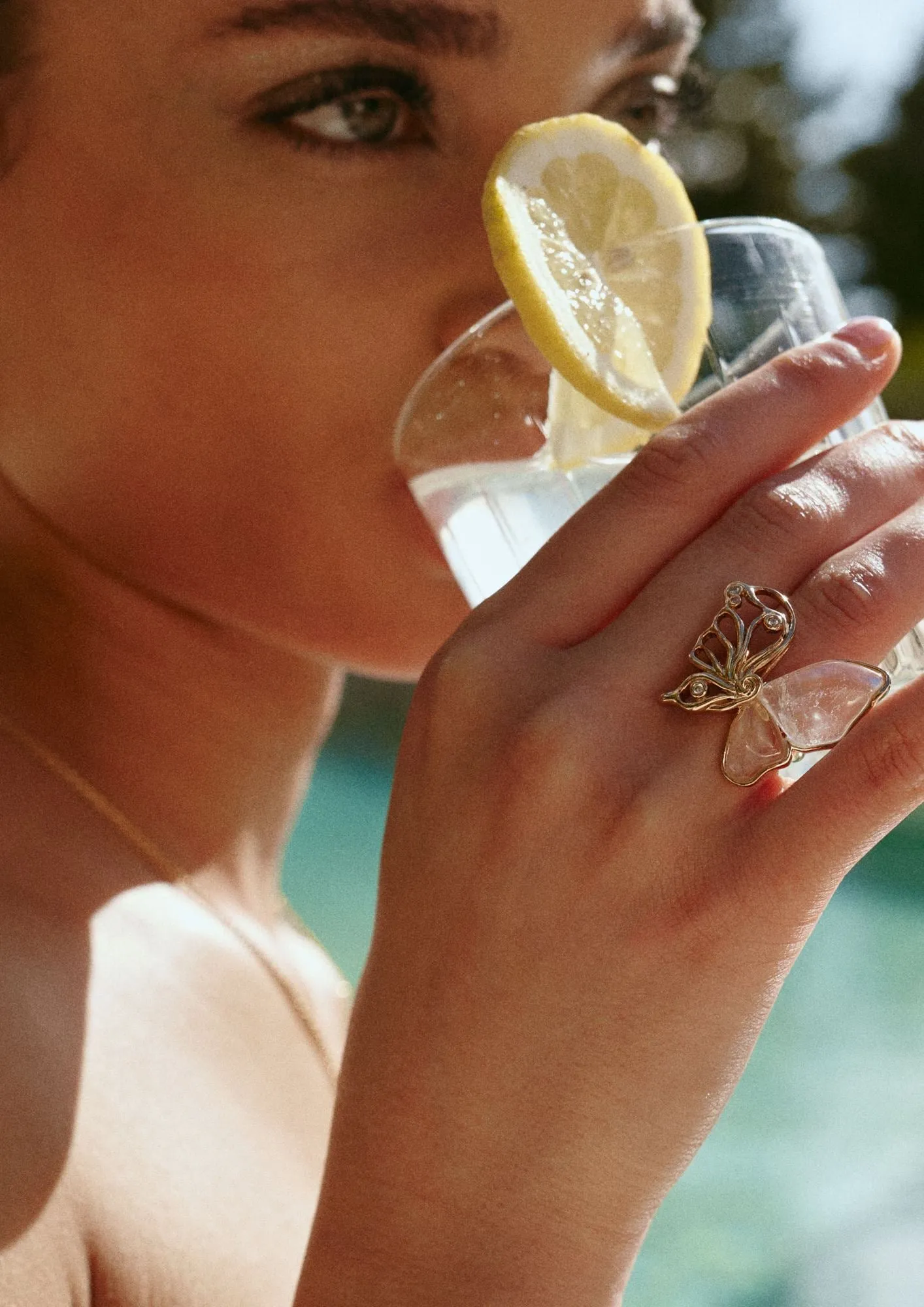 Butterfly Serenade Ring - Adjustable sold by Retro Chic product image thumbnail 2