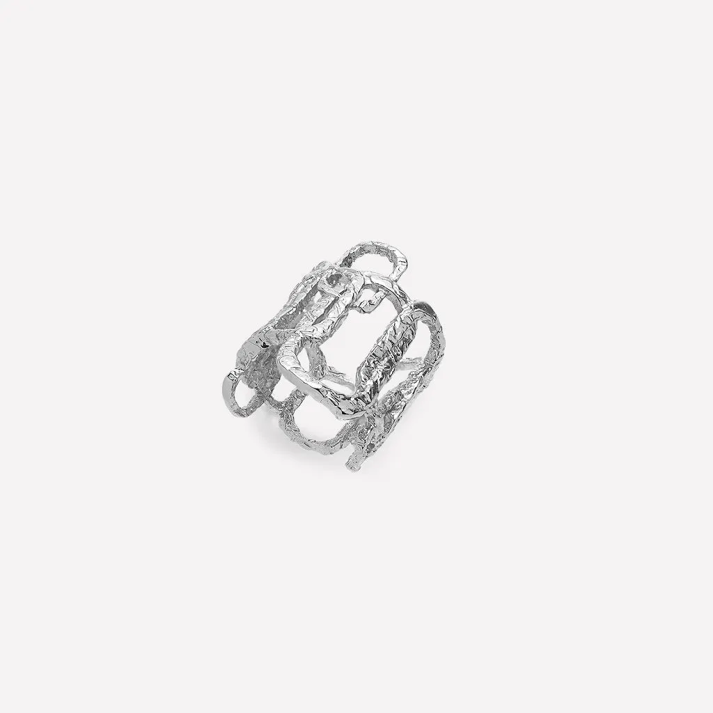 Roman Arc Silver Ring sold by Retro Chic