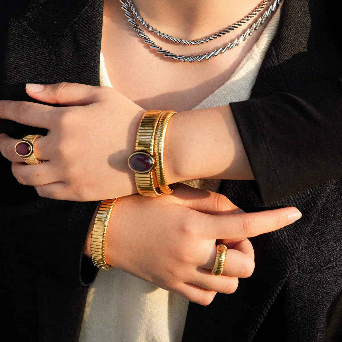 Moonlight Tassels Necklace sold by Retro Chic product image thumbnail 2