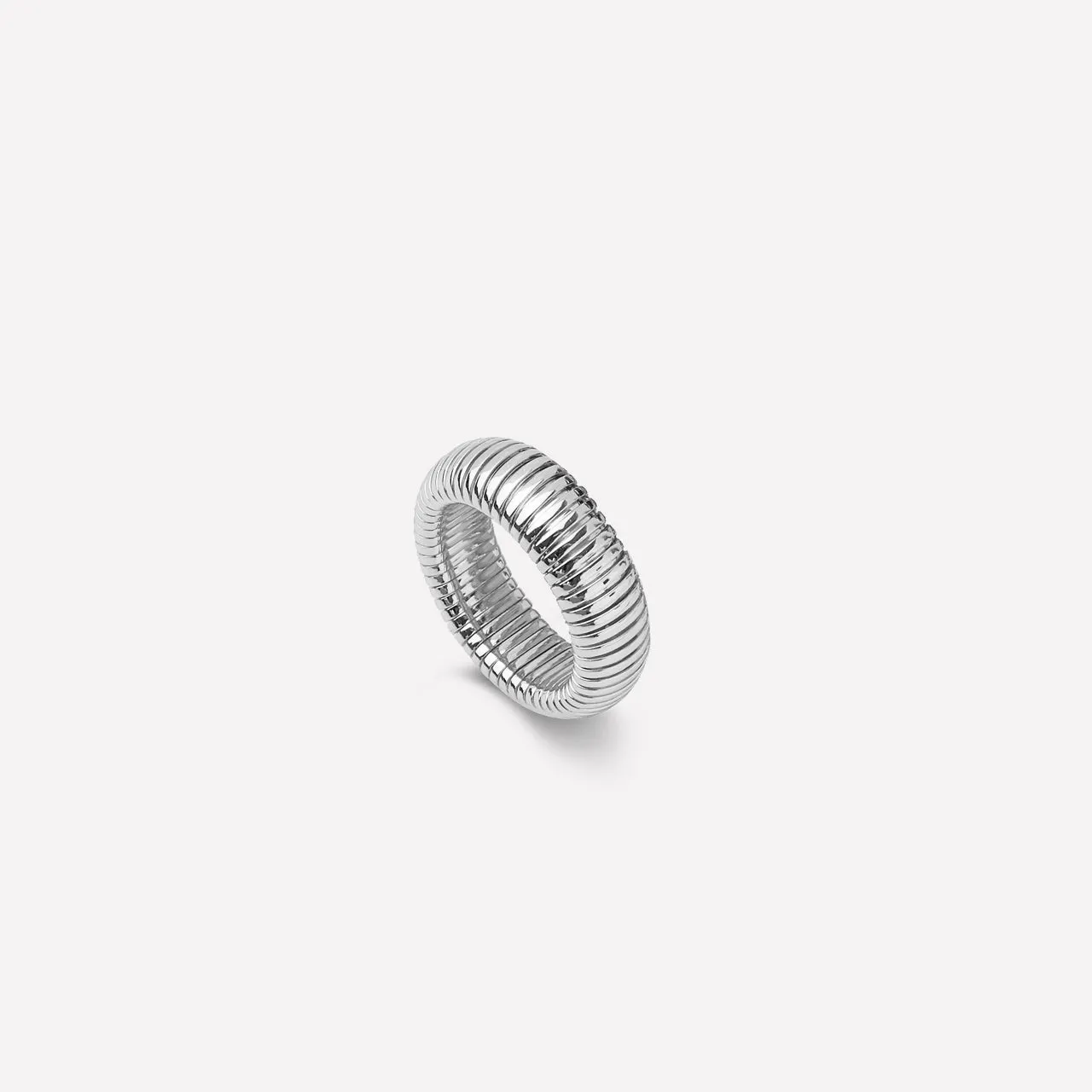 Gladiator Minimalist Silver Ring - Adjustable sold by Retro Chic