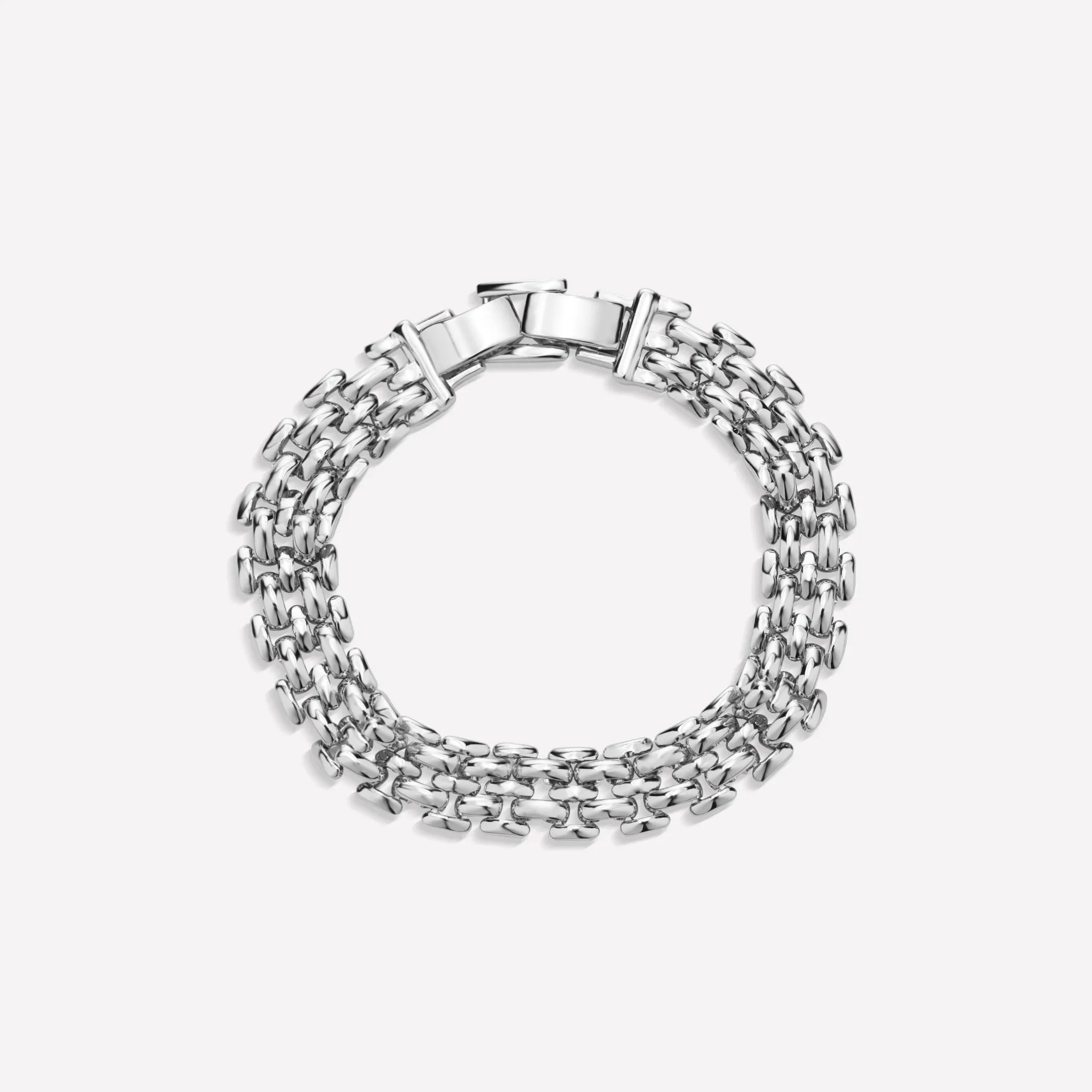 Rome Chain Bracelet Large - Silver sold by Retro Chic