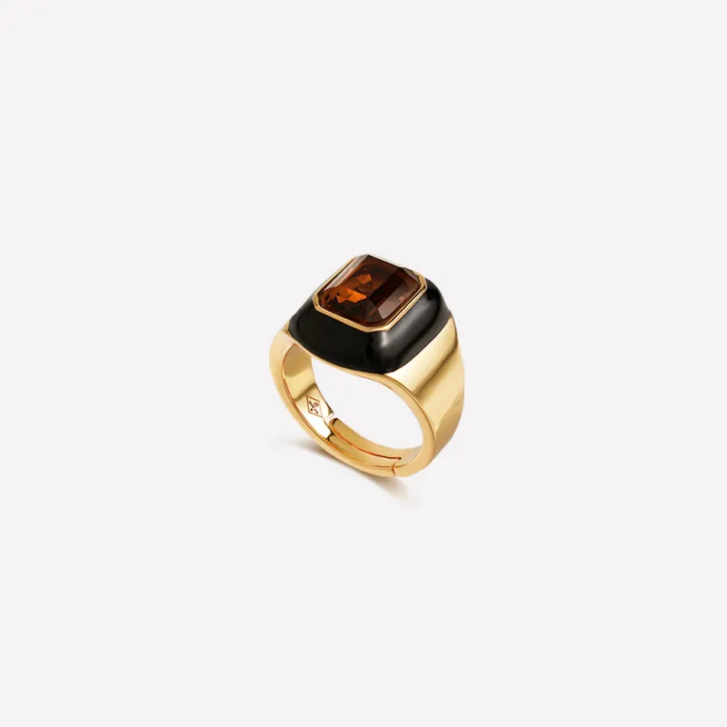 Roman Night Ring - Adjustable made by Retro Chic