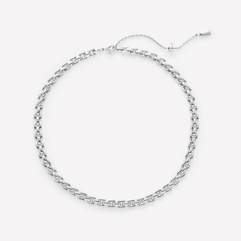 Rome Chain Necklace - Silver made by Retro Chic