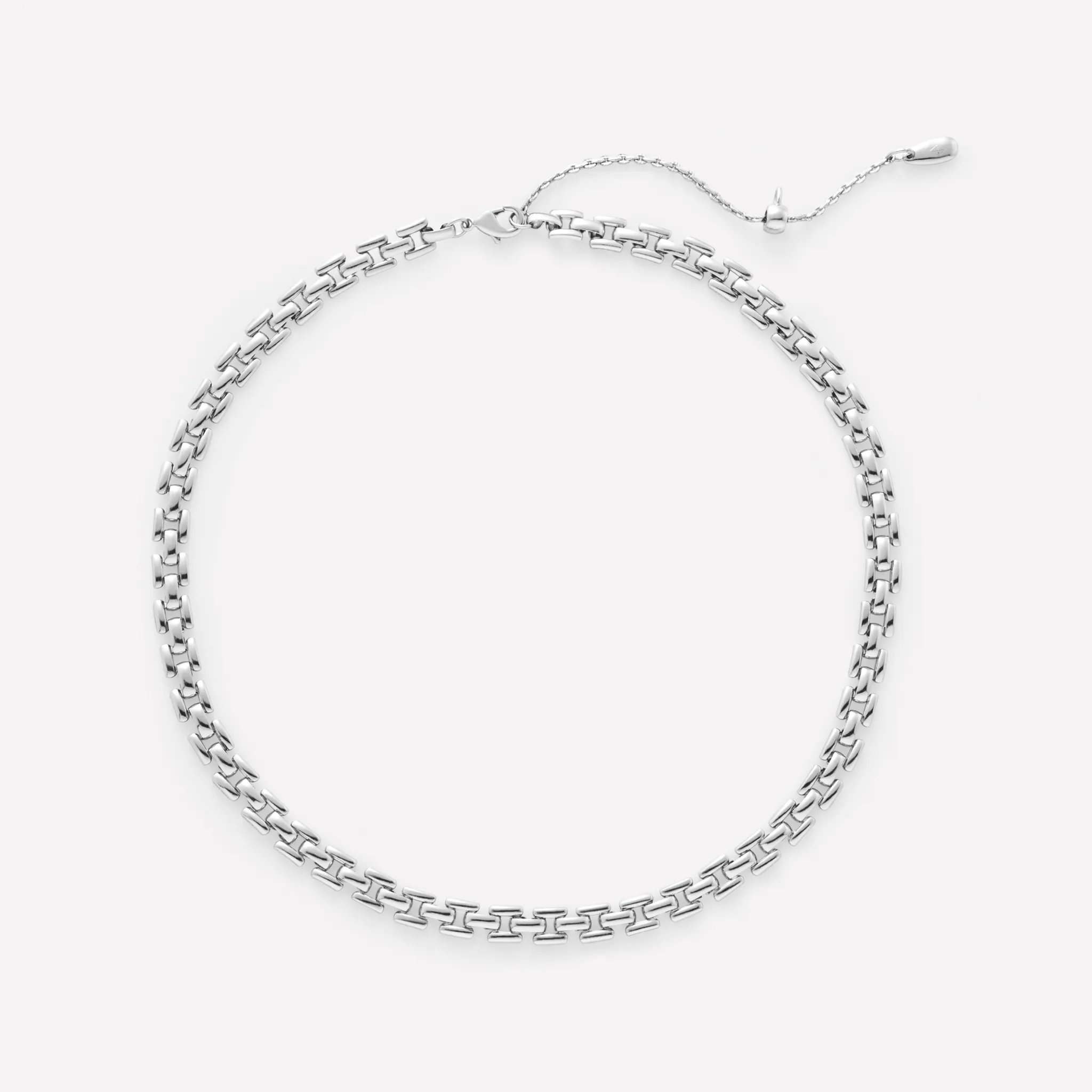 Rome Chain Necklace - Silver sold by Retro Chic