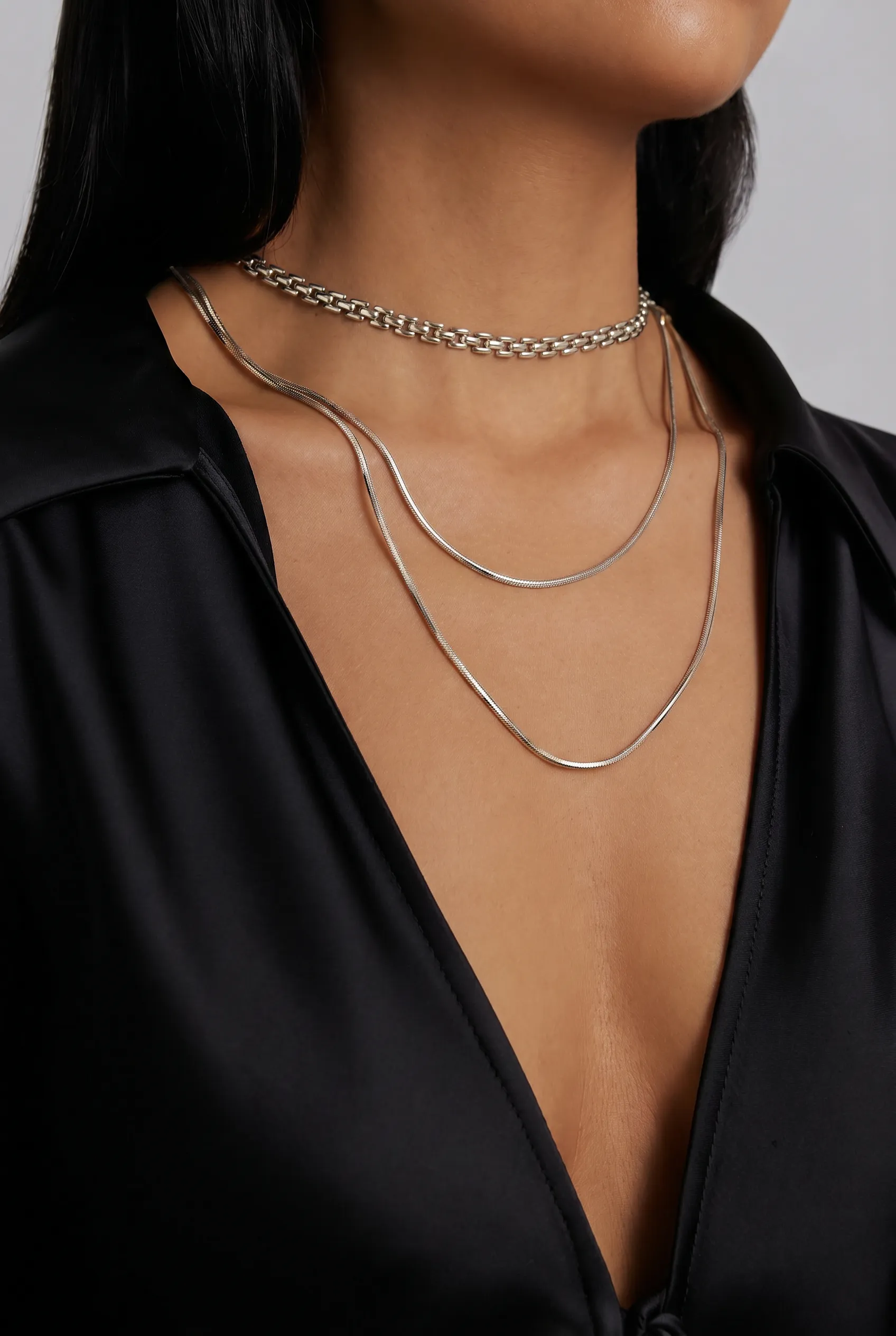 Rome Chain Necklace - Silver sold by Retro Chic product image thumbnail 2