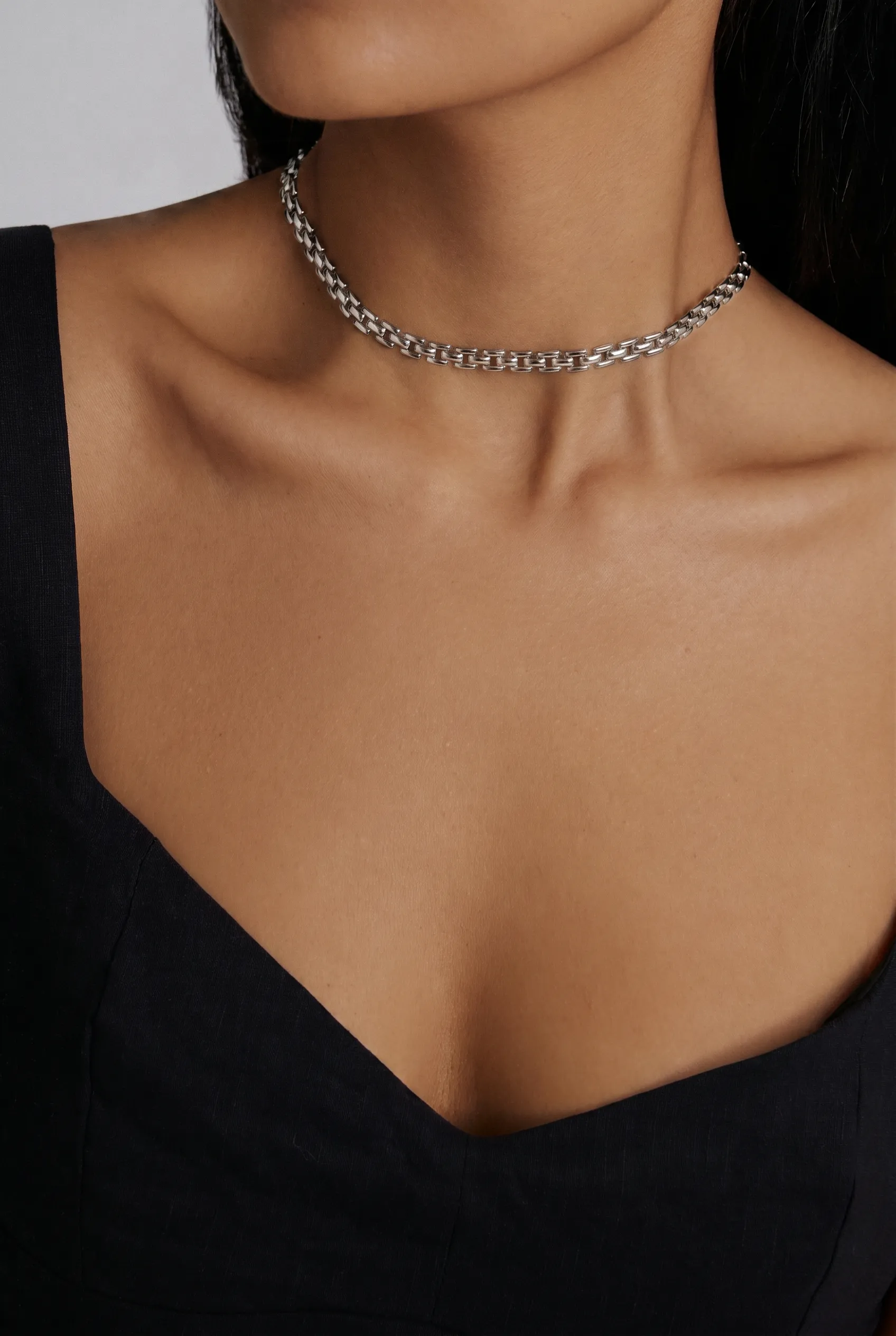 Rome Chain Necklace - Silver sold by Retro Chic product image thumbnail 3