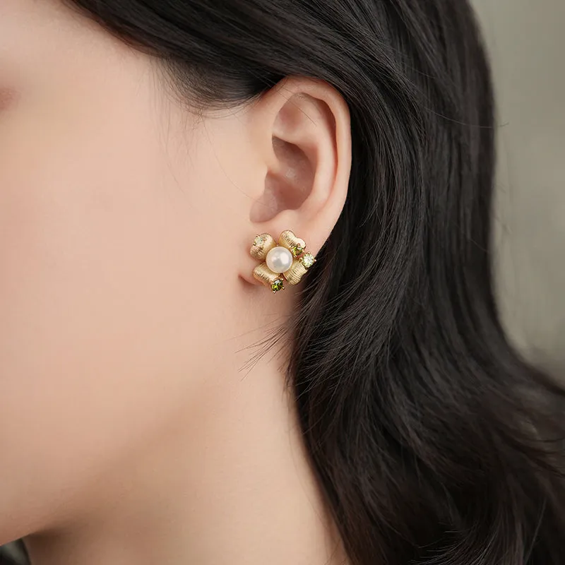 Garden Blossom Stud Earrings sold by Retro Chic product image thumbnail 2