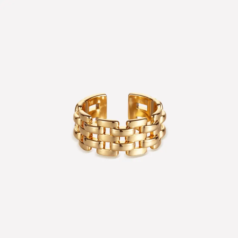 Rome Chain Ring Large made by Retro Chic