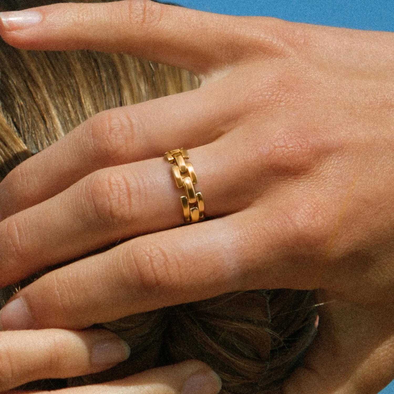 Rome Chain Ring sold by Retro Chic product image thumbnail 2