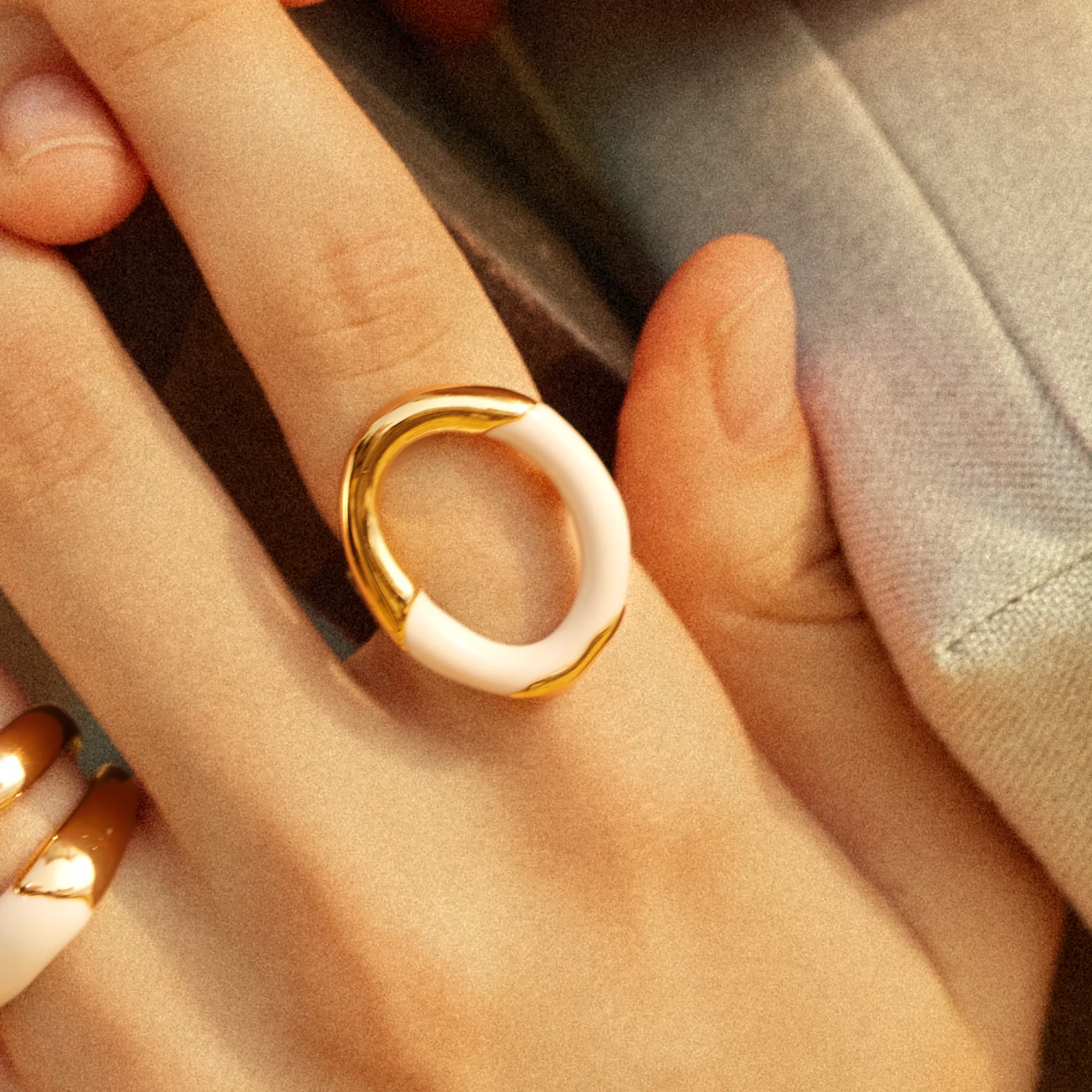 Time Ripples Round Ring sold by Retro Chic product image thumbnail 2
