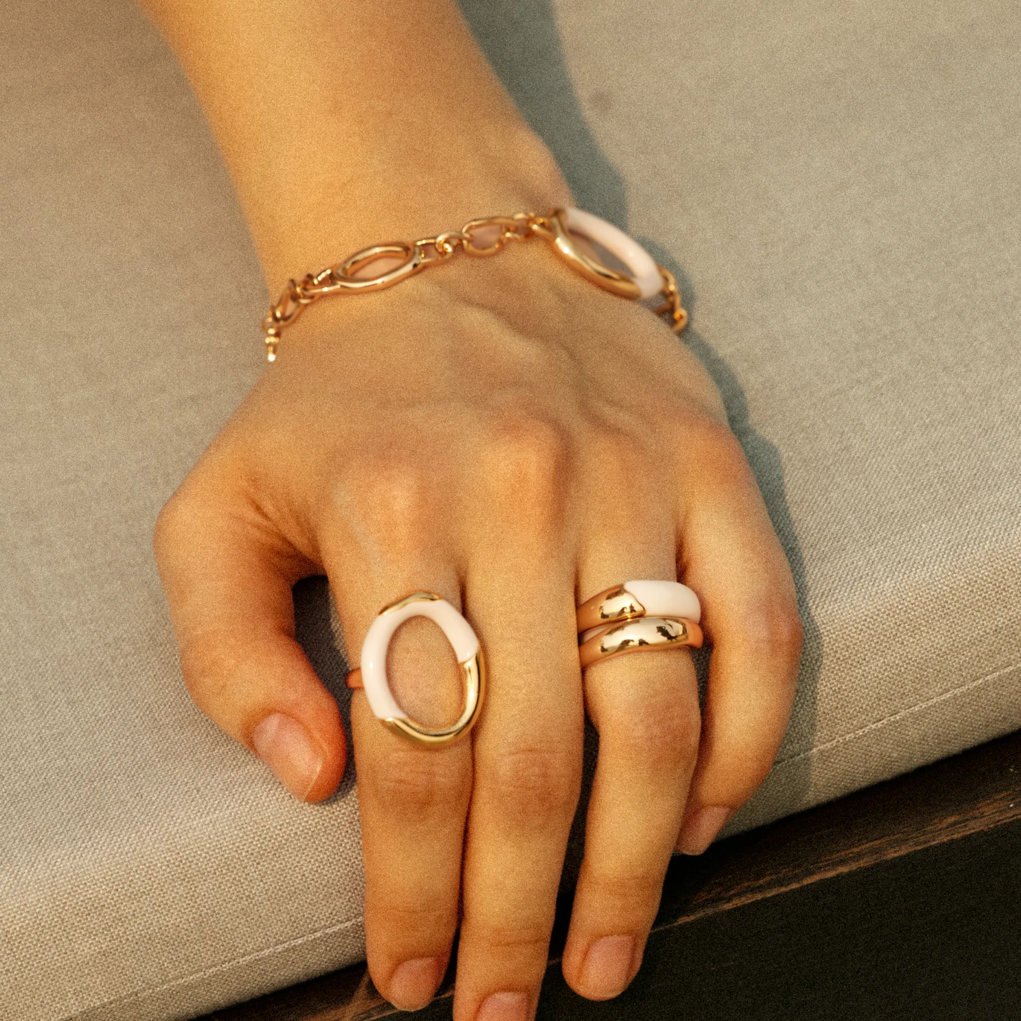 Time Ripples Round Ring sold by Retro Chic product image thumbnail 3