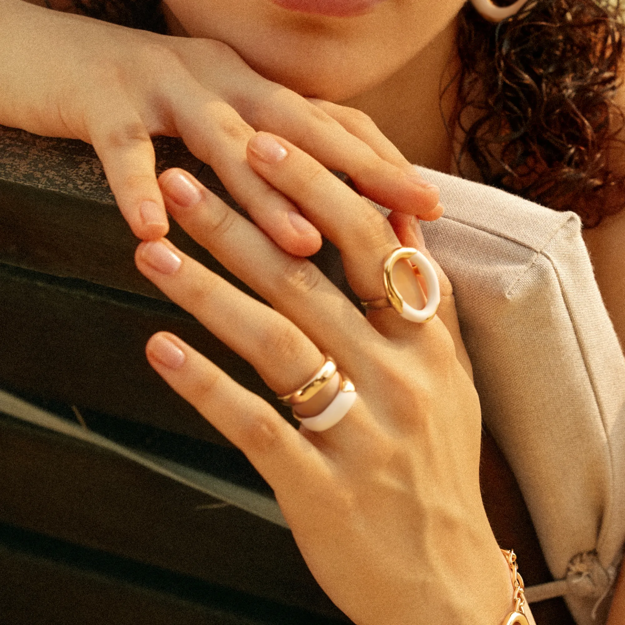 Time Ripples Round Ring sold by Retro Chic product image thumbnail 4