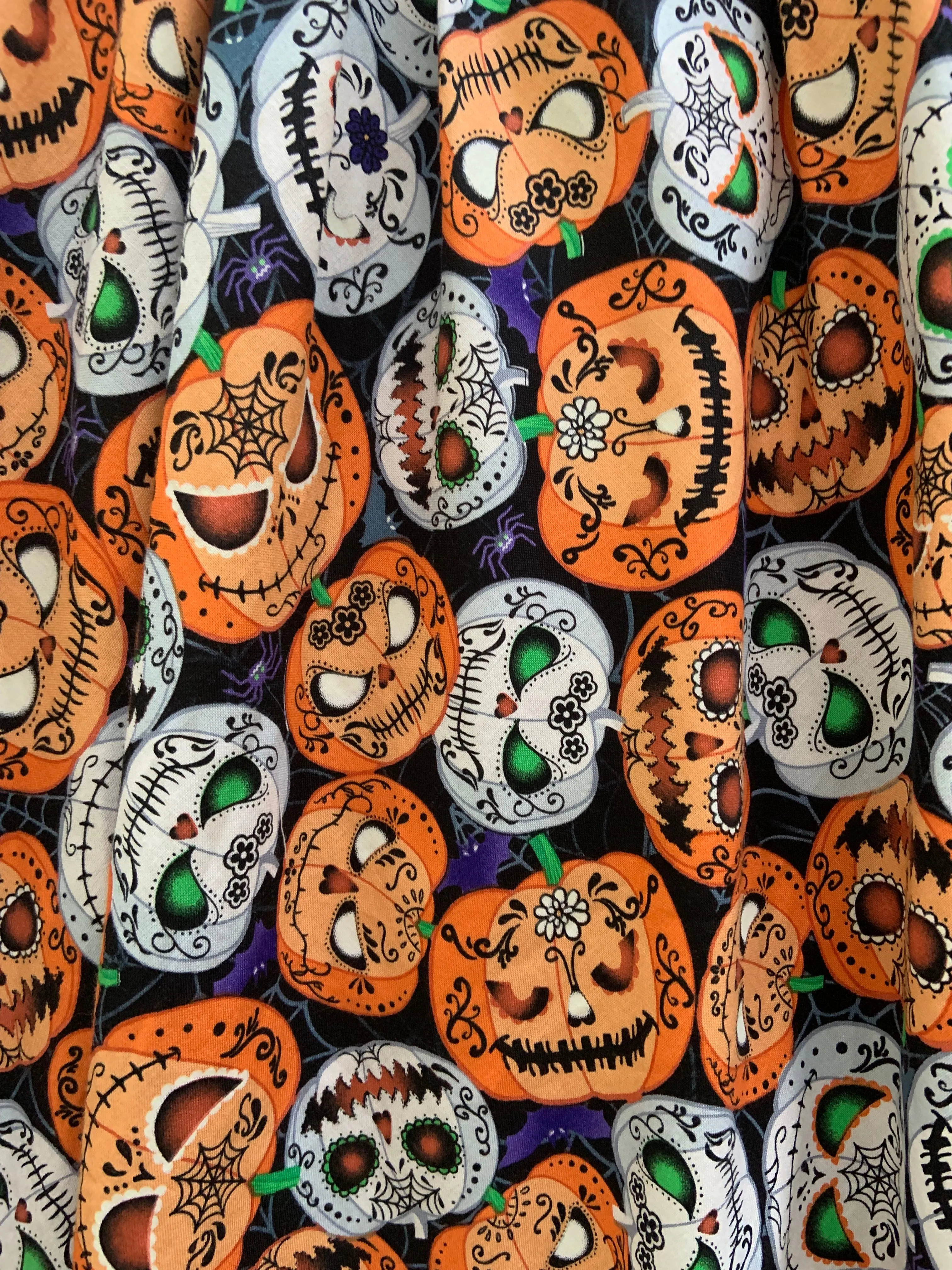 4917 Glow in the Dark Jack-o-Lanterns Vintage Dress - XS only, 1 left! sold by Retrolicious product image thumbnail 3