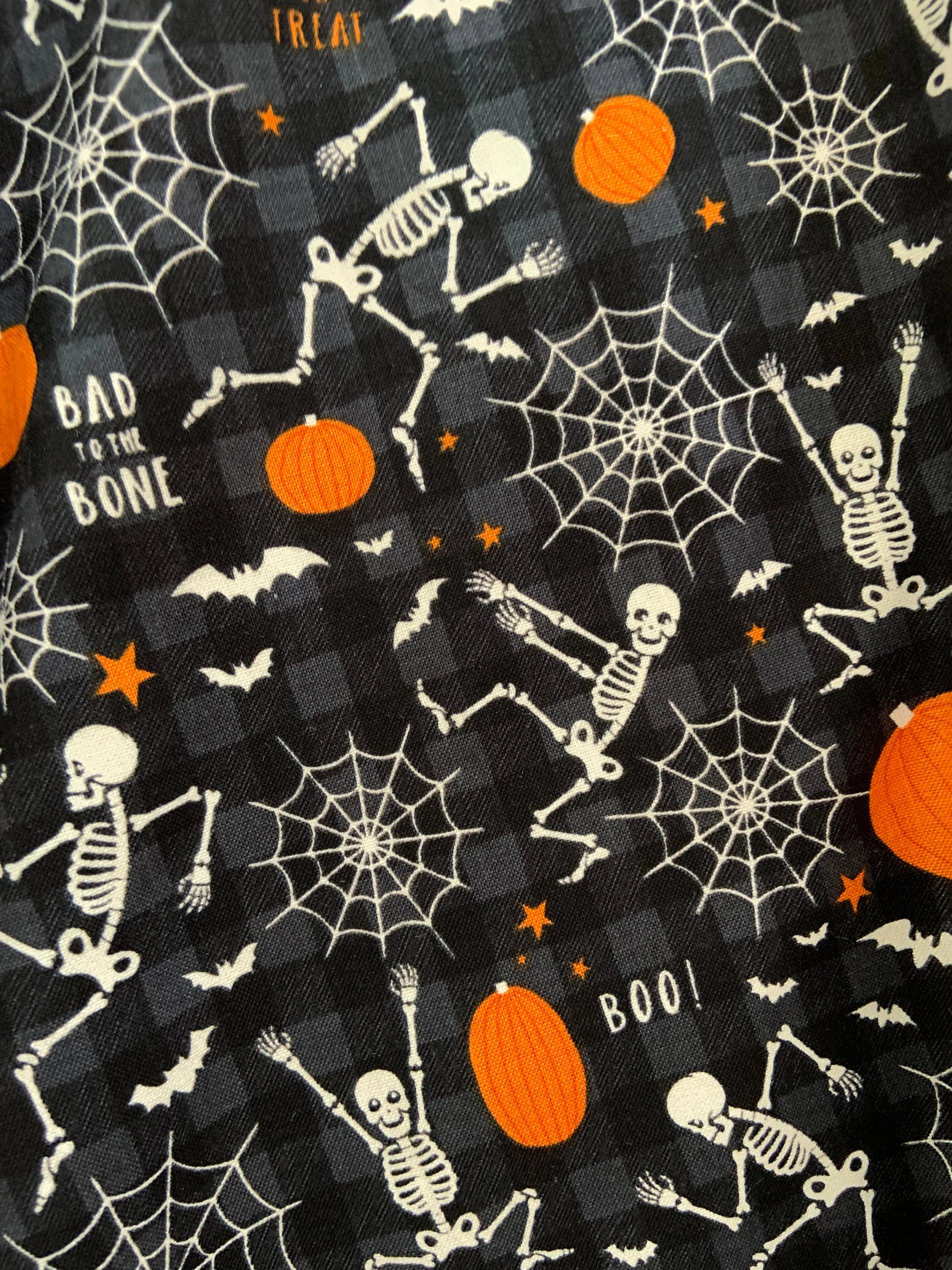 4902 Glow in the Dark Dancing Bones Skater Skirt sold by Retrolicious product image thumbnail 2