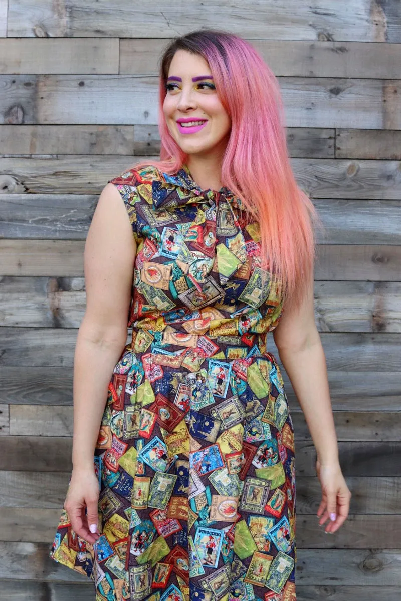 4455 Fairytale Books A-line Skirt sold by Retrolicious product image thumbnail 2