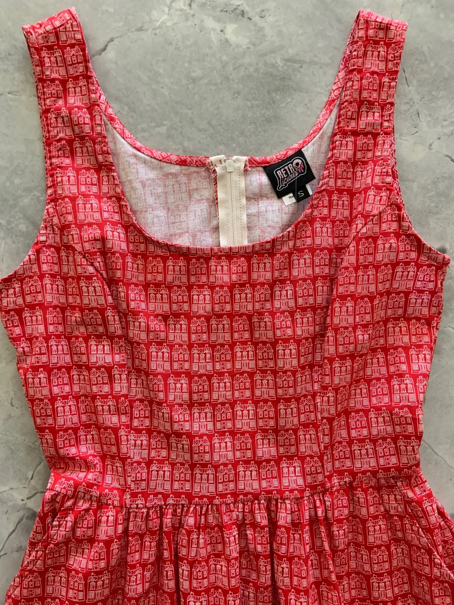 4889 Home Sweet Home Fit & Flare Dress sold by Retrolicious product image thumbnail 2