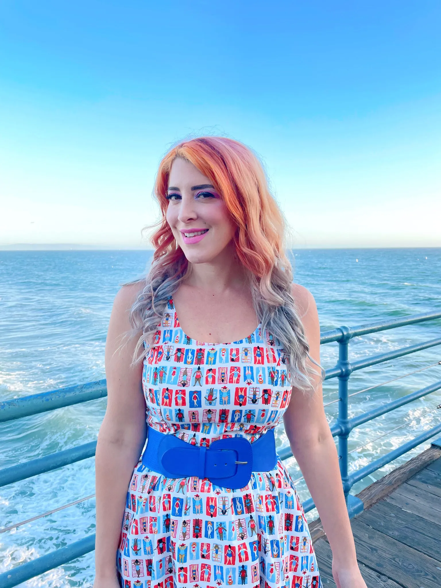 4867 Sunny Days Fit & Flare Dress sold by Retrolicious product image thumbnail 5