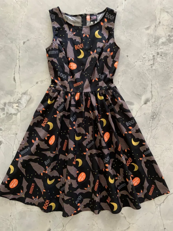 4938 Feelin Batty Vintage Dress - Small only sold by Retrolicious