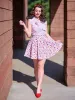 4804 Plaid Bow Top sold by Retrolicious