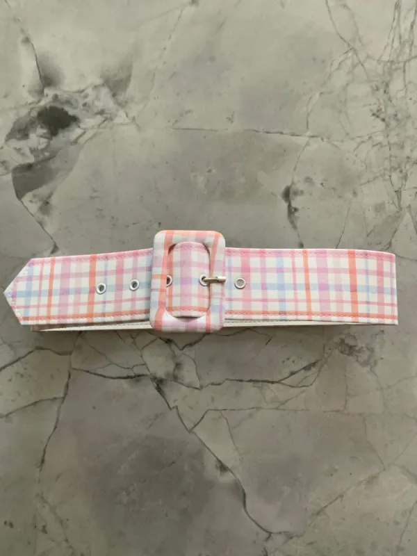 Plaid Belt - XS only, 1 left! sold by Retrolicious