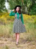Foxy Fit & Flare Dress - XS only, 1 left! sold by Retrolicious