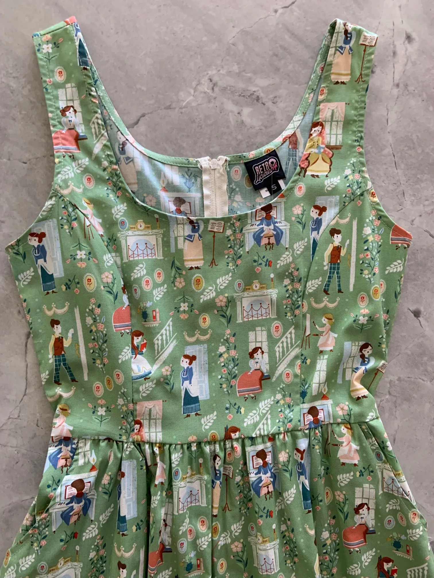 Little Women Fit & Flare Dress sold by Retrolicious product image thumbnail 2