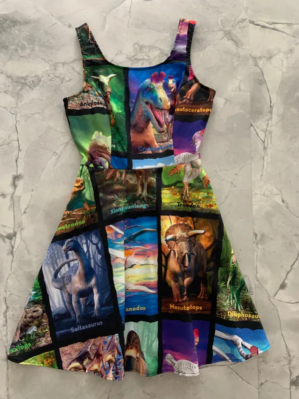 Jurassic Skater Dress sold by Retrolicious