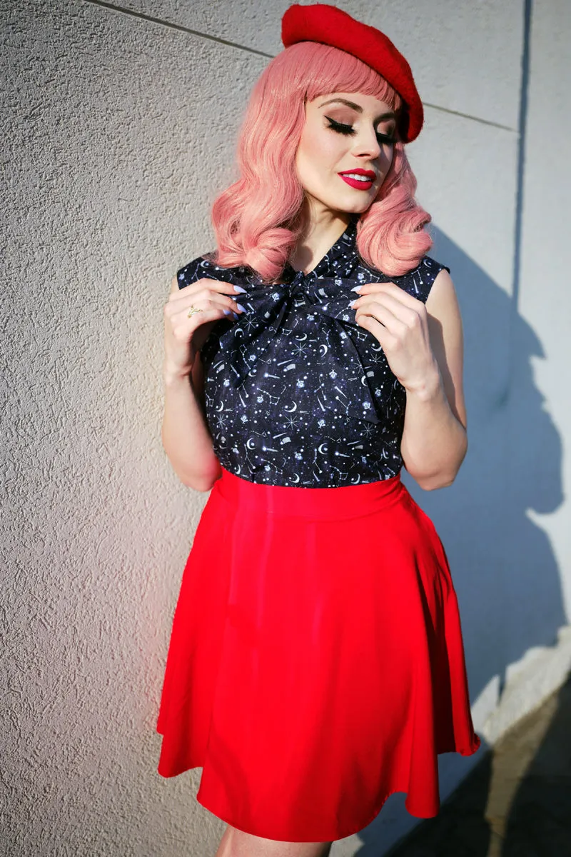 Red Skater Skirt sold by Retrolicious product image thumbnail 4