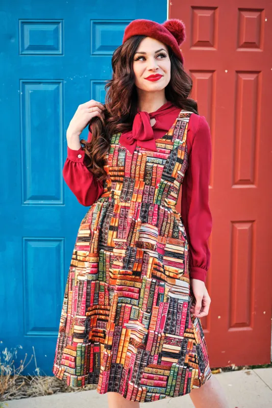 Don't Judge a Book by its Cover Fit & Flare Dress sold by Retrolicious