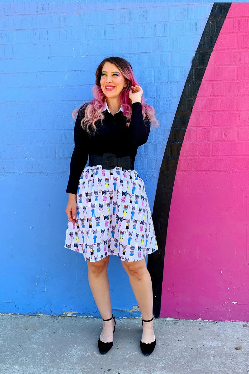 Cats A-line Skirt - 2X only, 1 left! sold by Retrolicious product image thumbnail 2