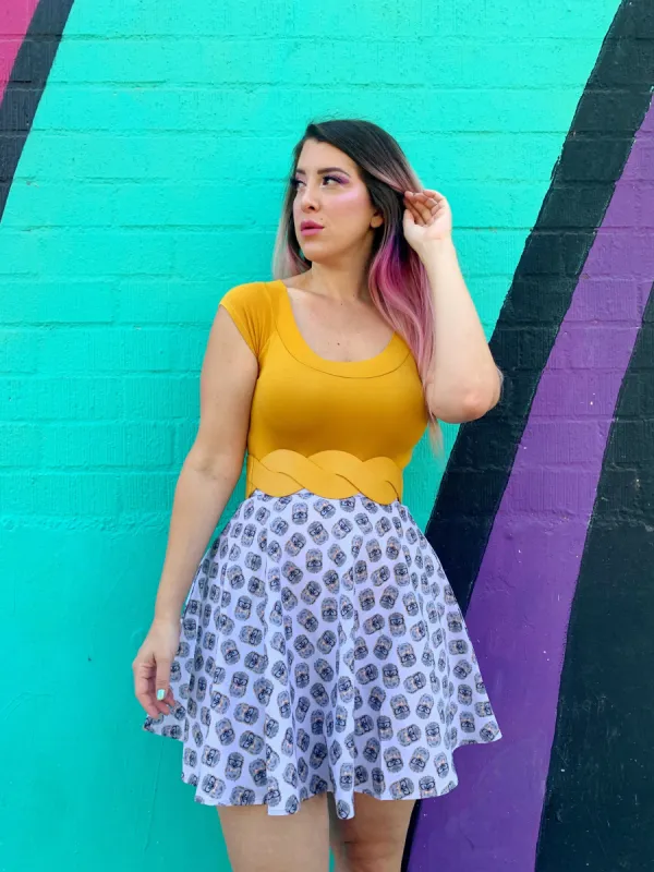 Hedgehog Skater Skirt sold by Retrolicious