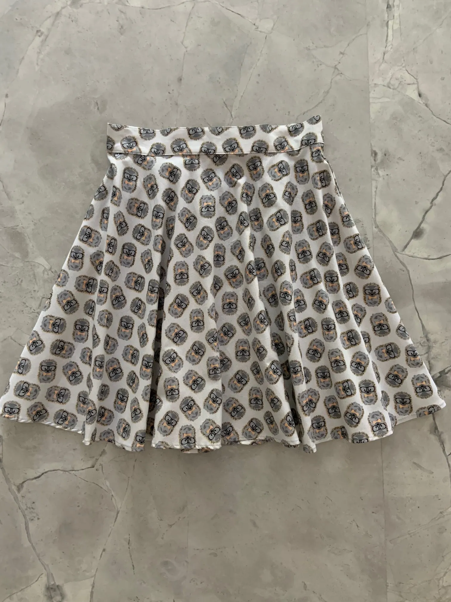Hedgehog Skater Skirt sold by Retrolicious product image thumbnail 4