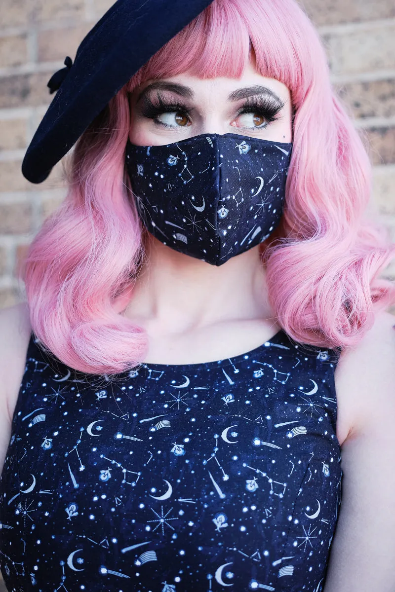 Beehive / Nocturnal Reversible Mask sold by Retrolicious product image thumbnail 2