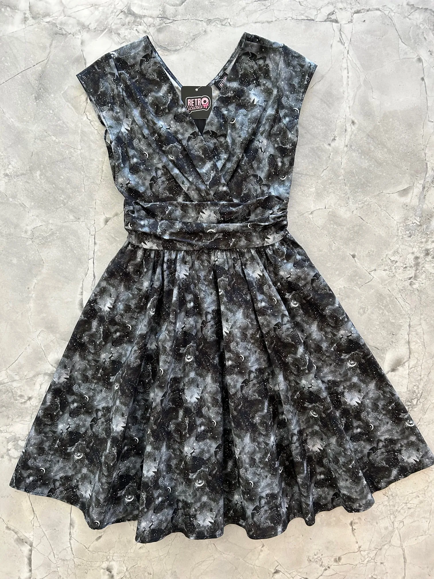 Stellar Greta Dress - XL only, 1 left! sold by Retrolicious