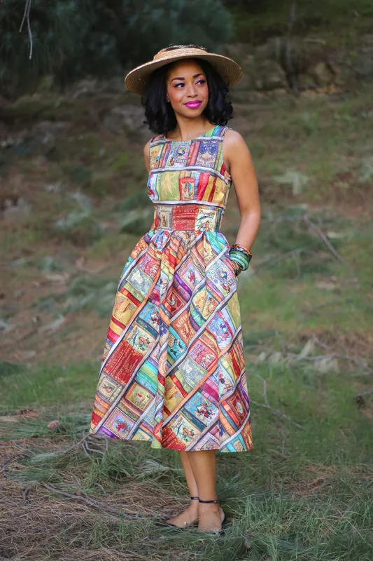 Fairytales Midi Dress sold by Retrolicious