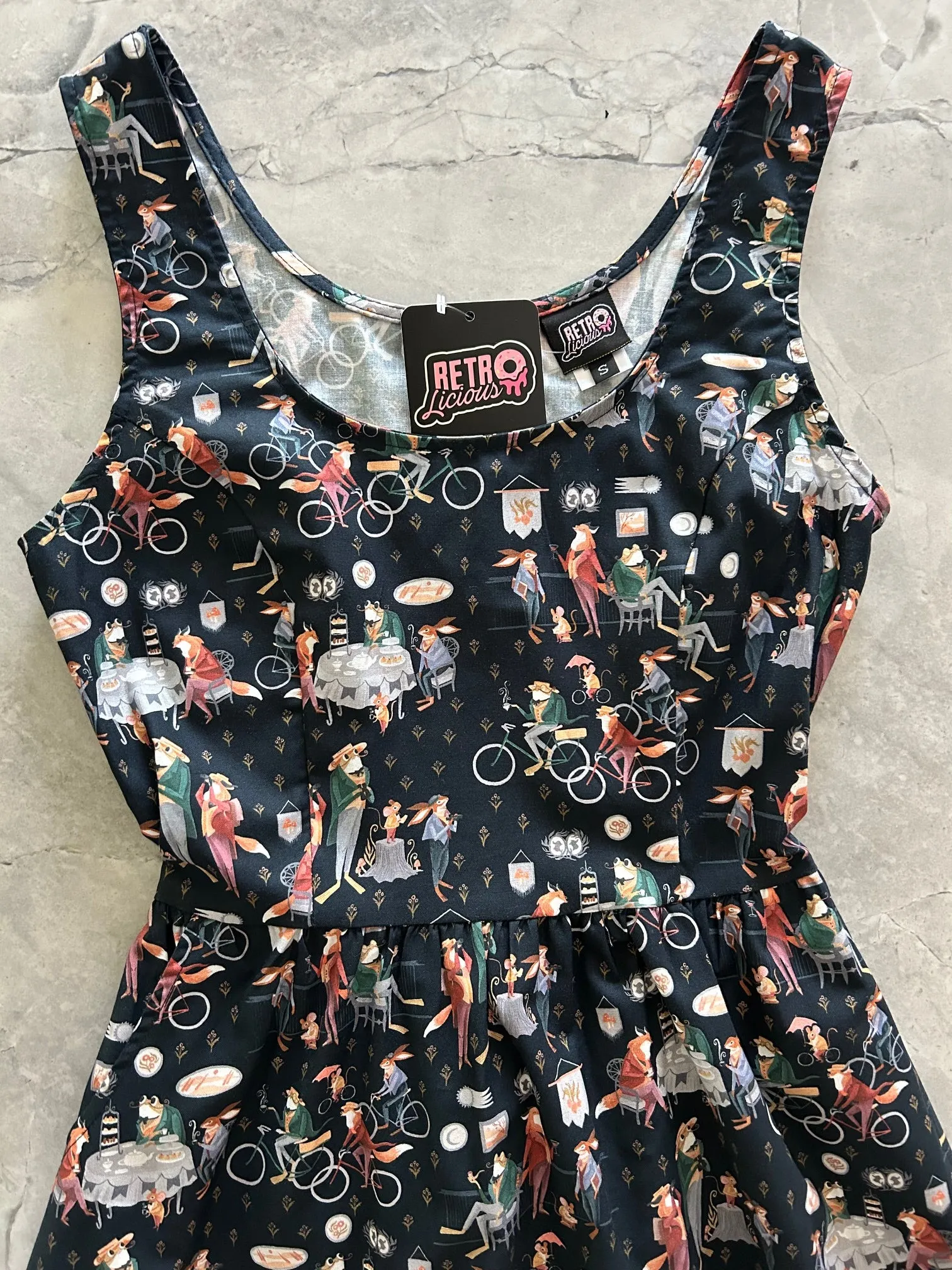 Dapper Fit & Flare Dress sold by Retrolicious product image thumbnail 2